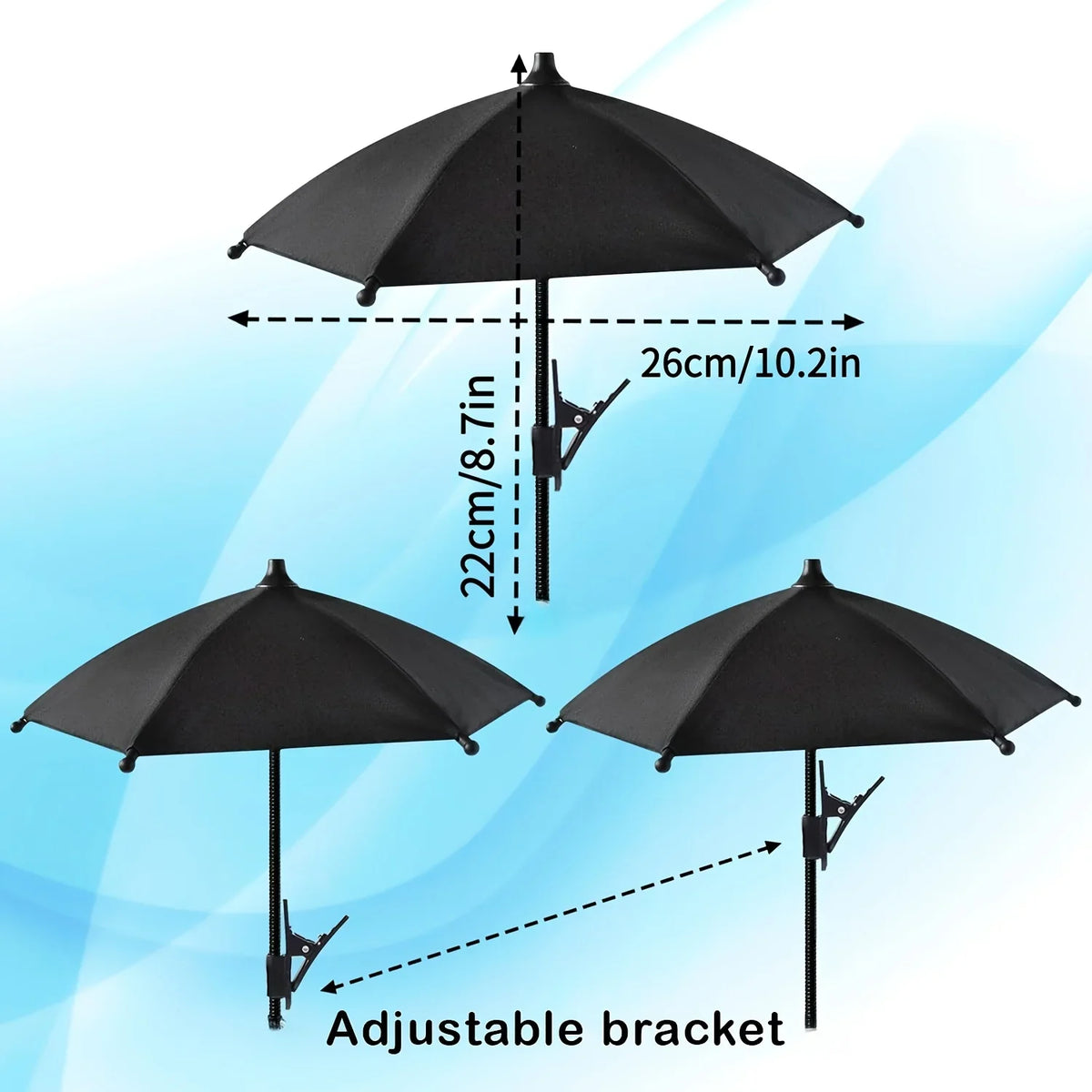 Mobile Phone Mini Sunshade – Block Sun & Rain Outdoors Phone Sunshade Qme