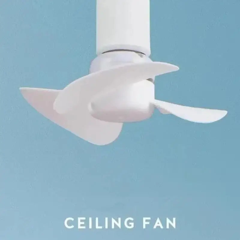 5W E27 Socket Mini Ceiling Fan – Silent Indoor Air Circulation Mini Ceiling Fan Qst
