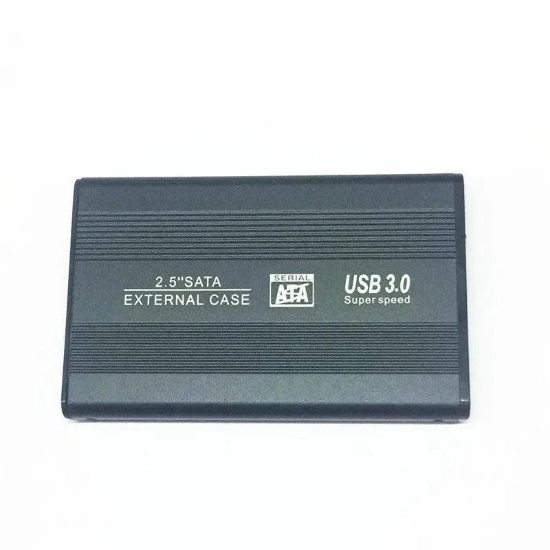 USB 3.0 External 2.5" SATA Hard Drive Enclosure – Up to 6TB Hard Drive Enclosure Qme black