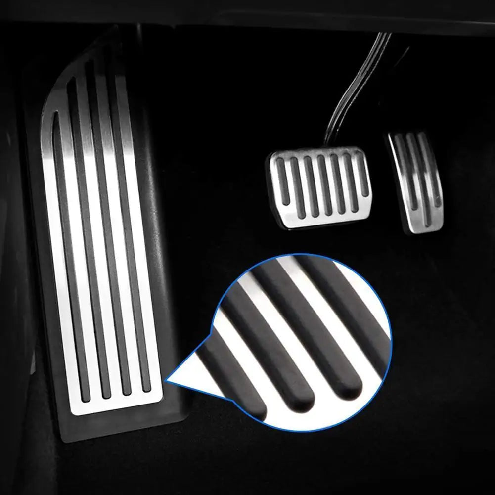 Tesla Model Y/3 Stainless Steel Dead Pedal Footrest LHD Car Dead Pedal Footrest Qme Default Title