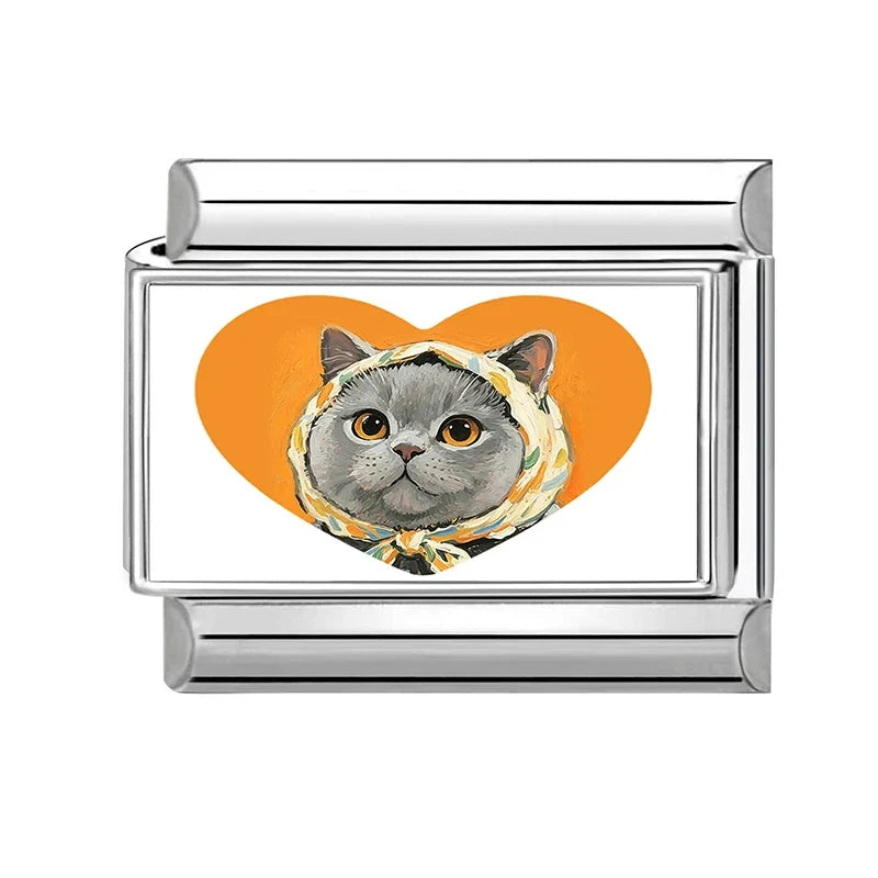 Zircon Heart Cave Italian Charm 9mm – Stainless Steel DIY Italian Charm Qme S 5