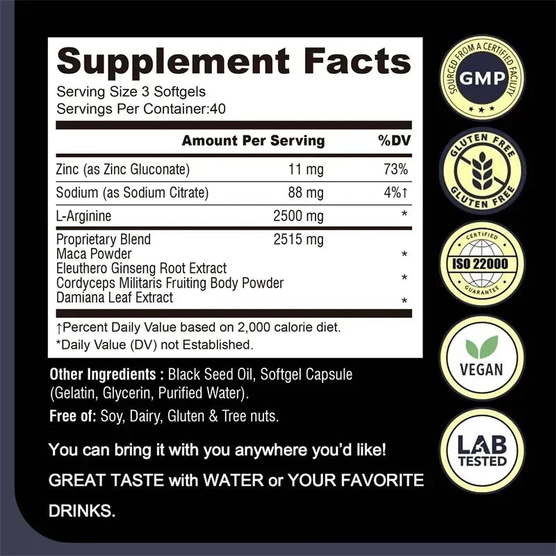 Maca Root Supplement – Energy, Endurance & Muscle Support Maca Root Supplement Qst