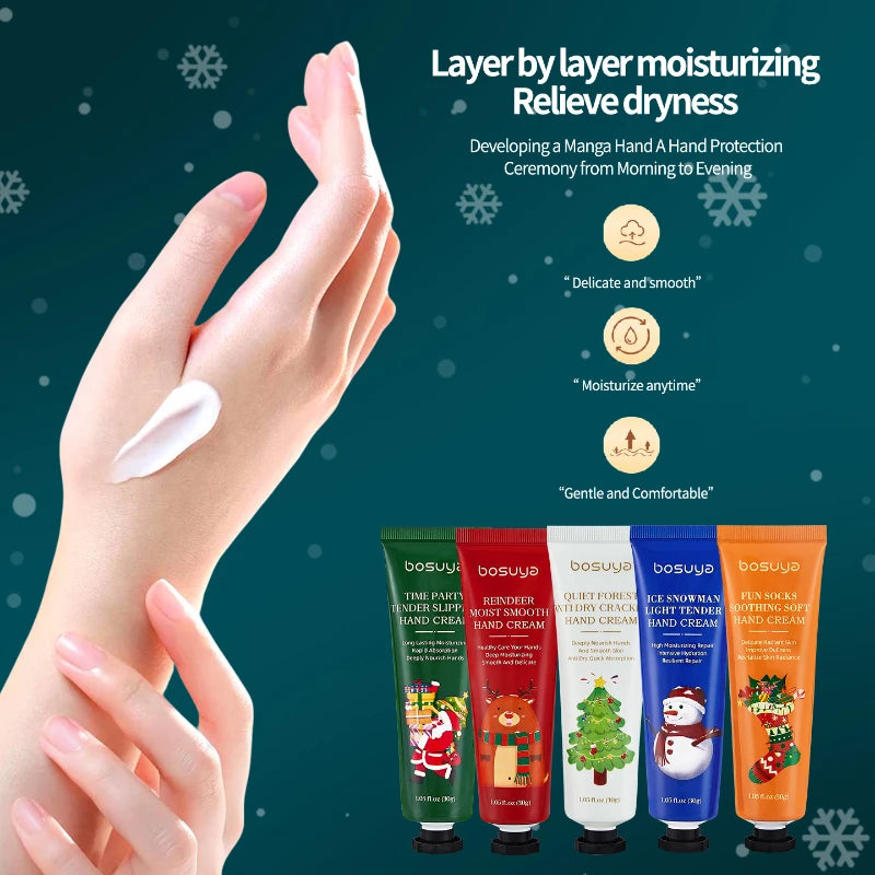 Vitamin E & Avocado Hand Cream Gift Set – Holiday Sachets Hand Cream Gift Set Qst