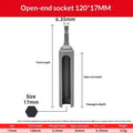 Extended Hex Socket Sleeve for Electric Screwdriver & Drill Bit Socket Sleeve Adapter Qme 17x120