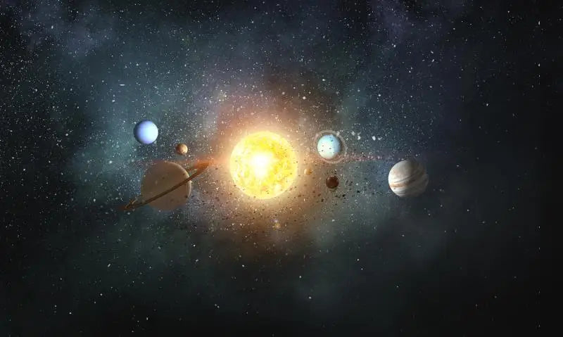 Solar System Space Canvas Wall Art Poster – HD Print Décor Canvas Wall Art Qst 23 40x50cm Unframed