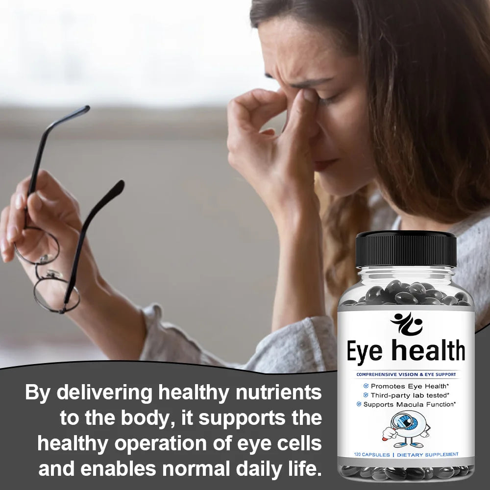 Kenofor Eye Health Capsules – Lutein, Zeaxanthin, Vitamins A & E Eye Health Supplement Qst