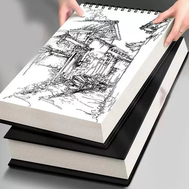 Spiral Sketch Book 30 Sheets Acid-Free | A4 A5 A6 Drawing Pad Spiral Sketchbook Qme