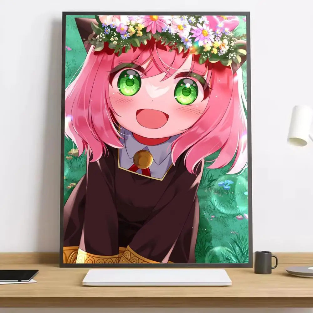 Spy x Family Anya HD Canvas Poster – Anime Wall Art Decor Anime Canvas Poster Qst