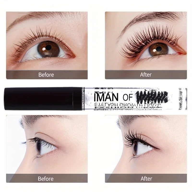 Clear Eyelash Curling Serum & Eyebrow Setting Gel | Qme Lash & Brow Gel Qme