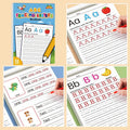 Kids Alphabet Coloring & Handwriting Practice Book – 26 Letters Kids Activity Workbook Qme Default Title