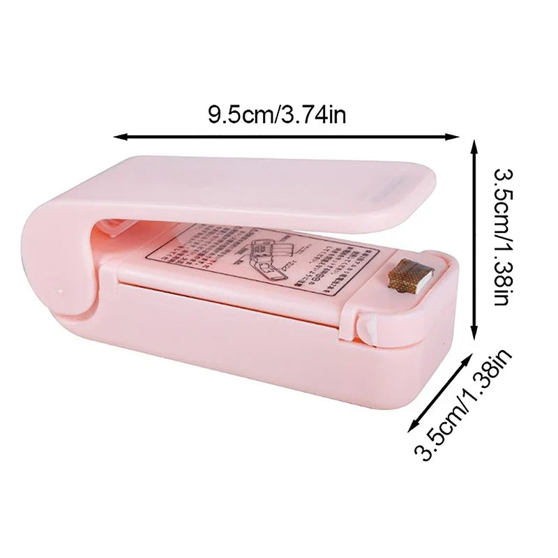 Mini Hand Pressure Food Bag Heat Sealer | ABS Kitchen Tool Food Bag Heat Sealer Qme