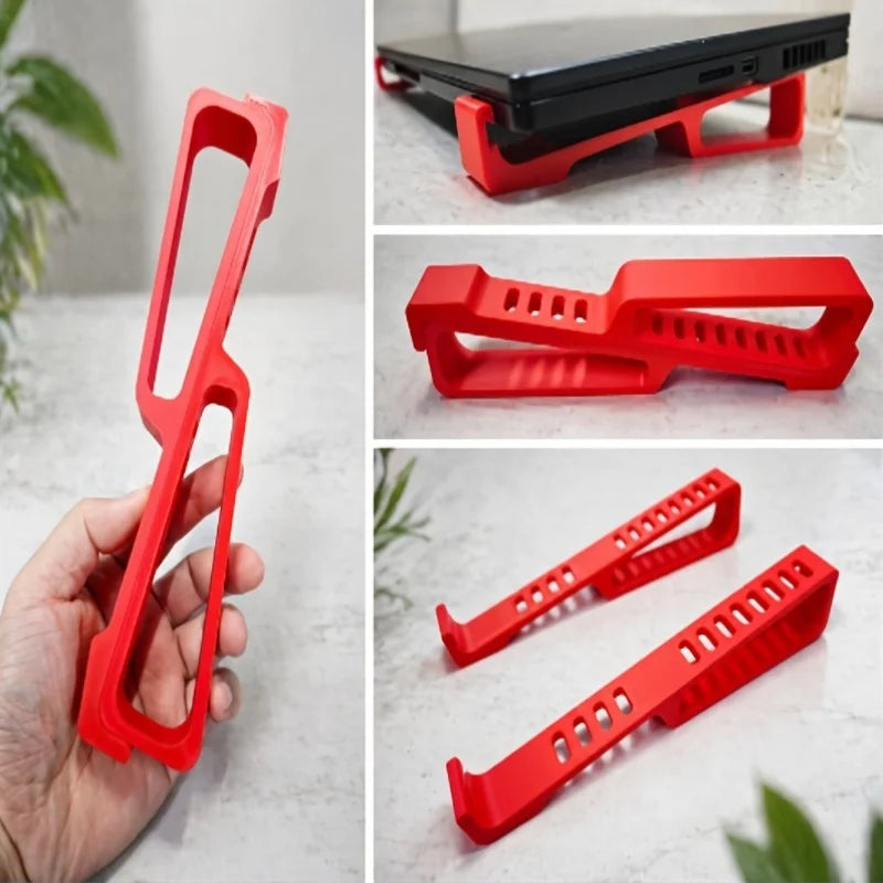 Portable Hollow Laptop Cooling Riser – Ergonomic Stand Laptop Stand Qme