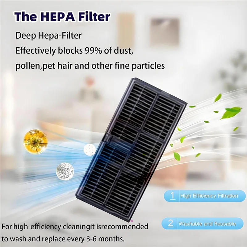 Dreame X40 Ultra Robot Vacuum HEPA Filter Replacement Parts Vacuum Replacement Parts Qme