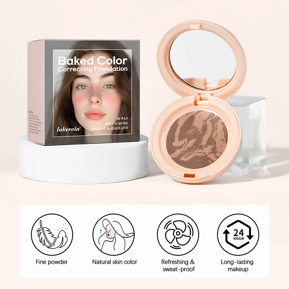 Baked Color Correcting Foundation & Contour Palette Contour Makeup Palette Qst