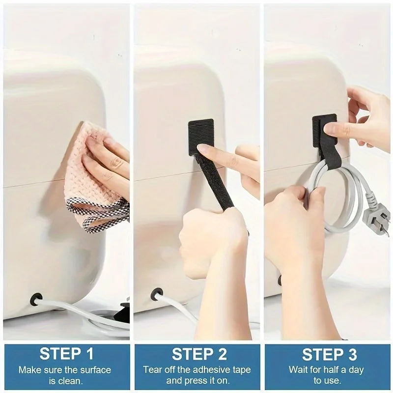 10-Pack Nylon Cord Organizer Holders for Kitchen Appliances Cord Organizer Set Qme