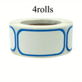 Self-Adhesive Kitchen Labels for Food Storage Jars & Fridge Kitchen Organization Labels Qme White 4rolls