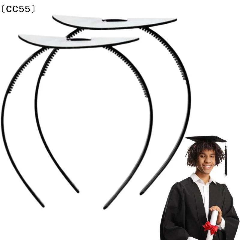 Graduation Cap Headband – Non-Slip Elastic Party Accessory Party Headband Qst