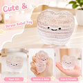 Teeth Shape Sensory Slow Rising Squeeze Ball – Kids & Adults Novelty Squeeze Toy Qme White One Size