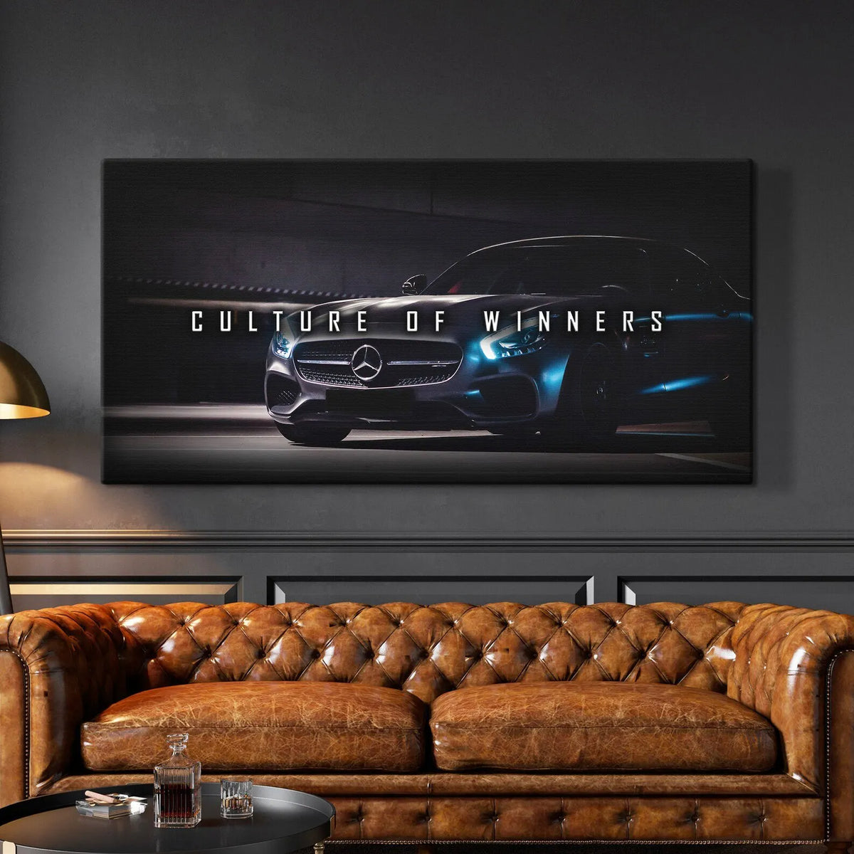 Motivational Sports Car Canvas Poster – Modern Wall Art Decor Canvas Wall Art Qst P3 30x40cm Unframed