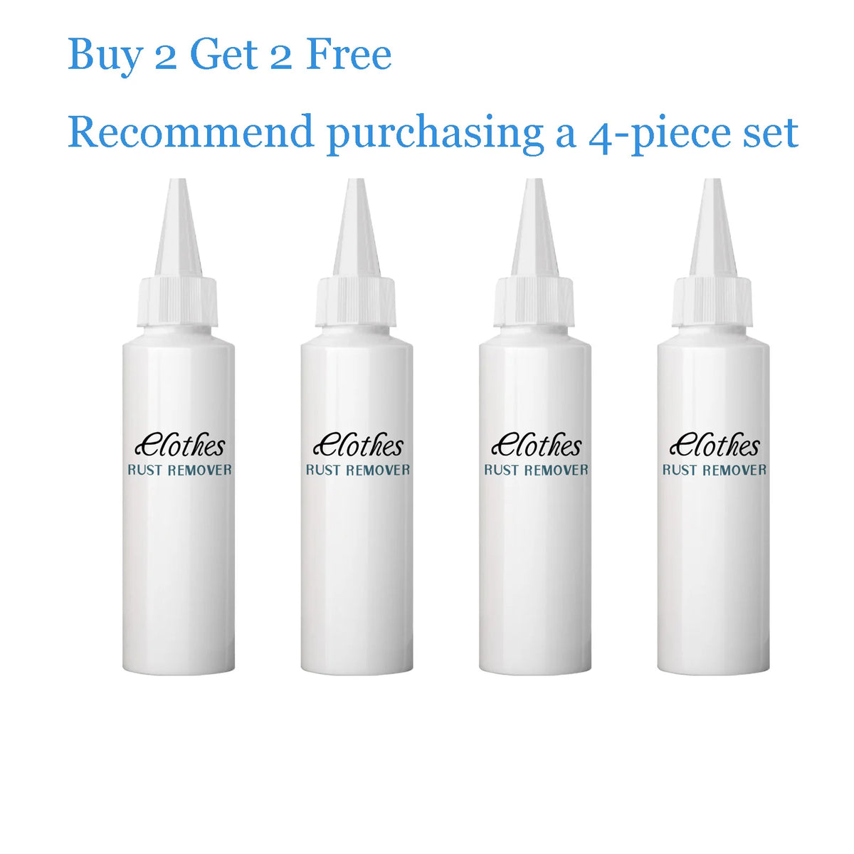 Jue-Fish Clothing Rust & Stain Remover – 110ml Liquid Clothing Stain Remover Qst 4 pcs