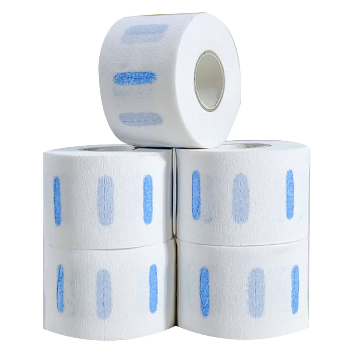 5 Rolls White Stretchy Barber Neck Strips | Hairdressing Paper Barber Neck Strips Qme as pic