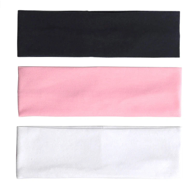 Elastic Sports Headbands Quick-Dry Cotton Workout Hairband Sports Headband Qme