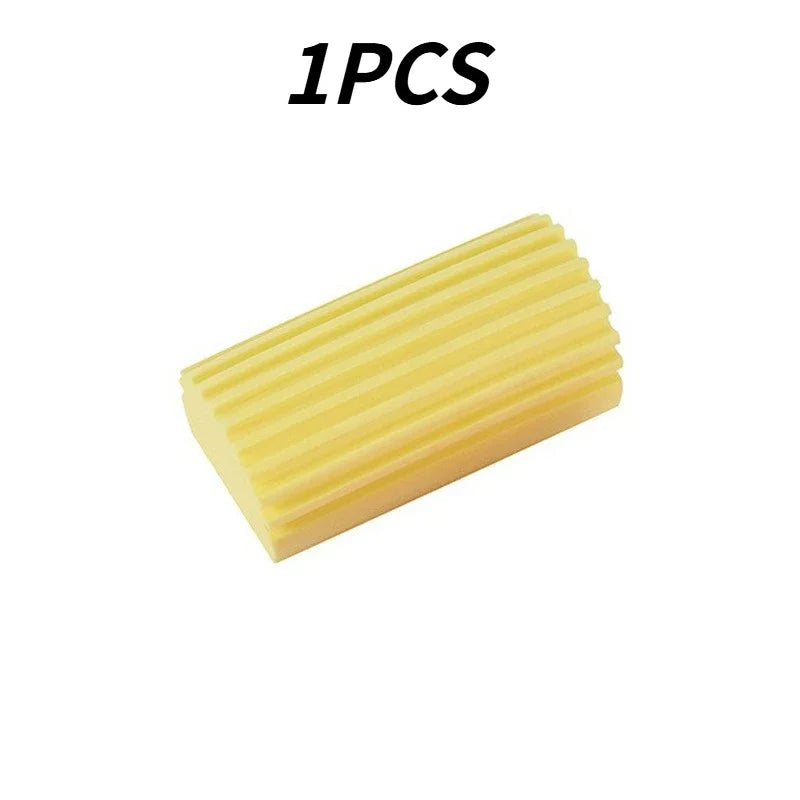 Magic Dust Sponge Brush – Window Blind & Home Cleaner Cleaning Brush Qme yellow 1PCS