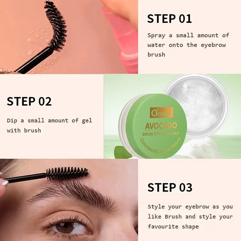 Qme 3D Eyebrow Styling Gel – Waterproof & Long-Lasting Eyebrow Styling Gel Qme
