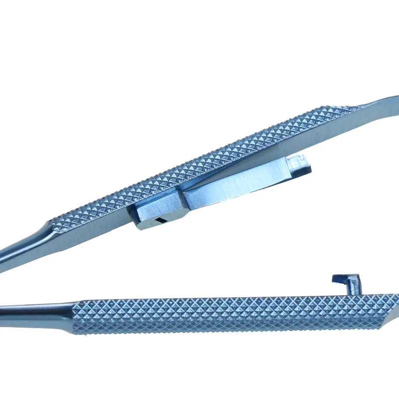 Titanium Alloy Castroviejo Needle Holder with Lock | No Forceps Needle Holder Tool Qme