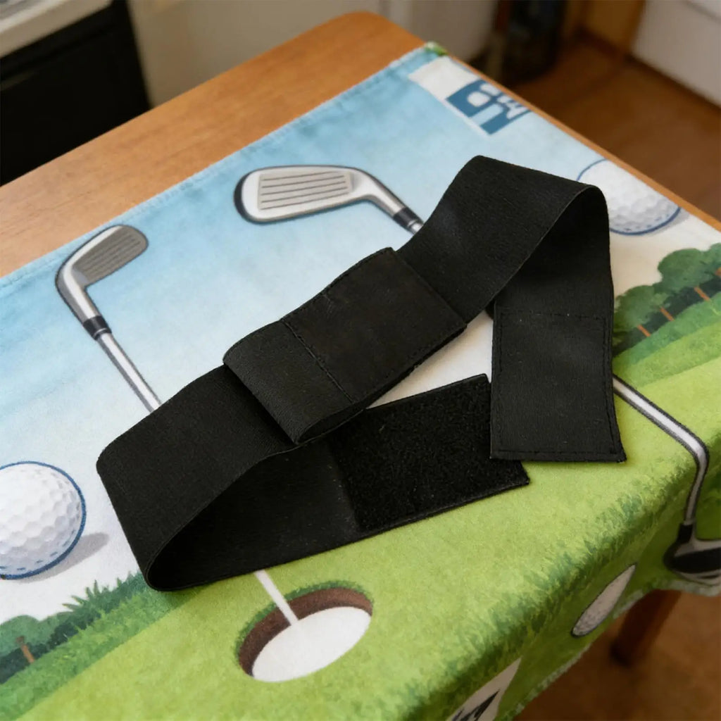 Golf Swing Trainer Arm Band – Adjustable Nylon Elastic Golf Training Aid Qme
