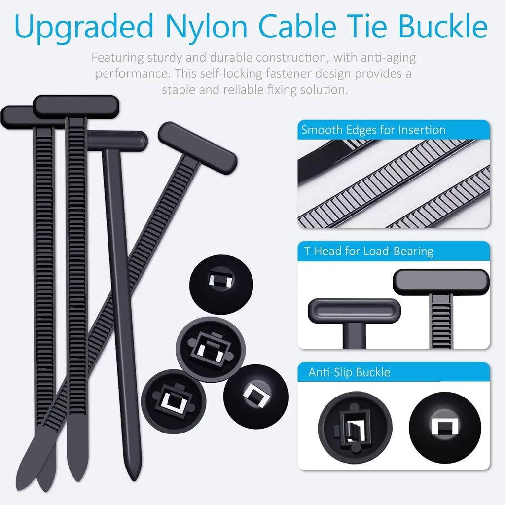 Heavy Duty Nylon Cable Tie Buckle Auto Fastening Straps Cable Tie Straps Qme