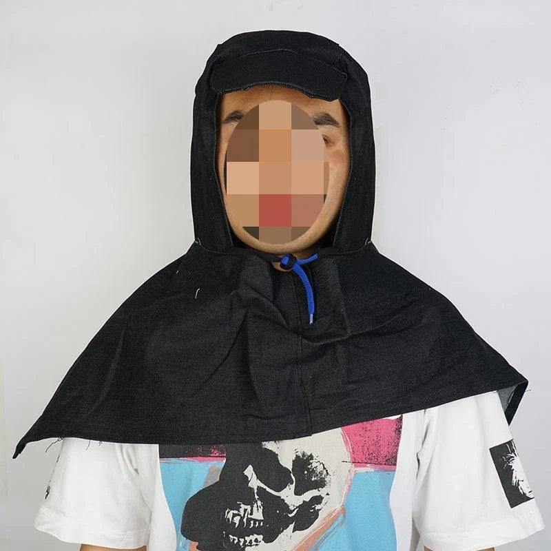 Breathable Dust-Proof Hood Mask with Shawl – Unisex Work Cap Work Hood Mask Qme