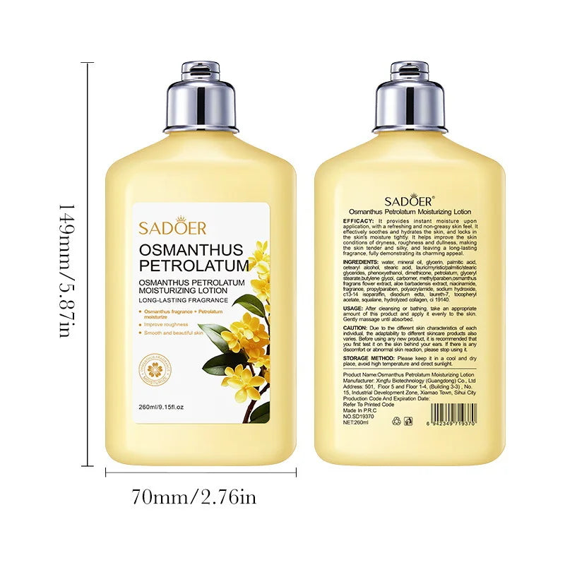 Osmanthus Vaseline Moisturizing Lotion – Smooth & Bright Skin Body Moisturizing Lotion Qme
