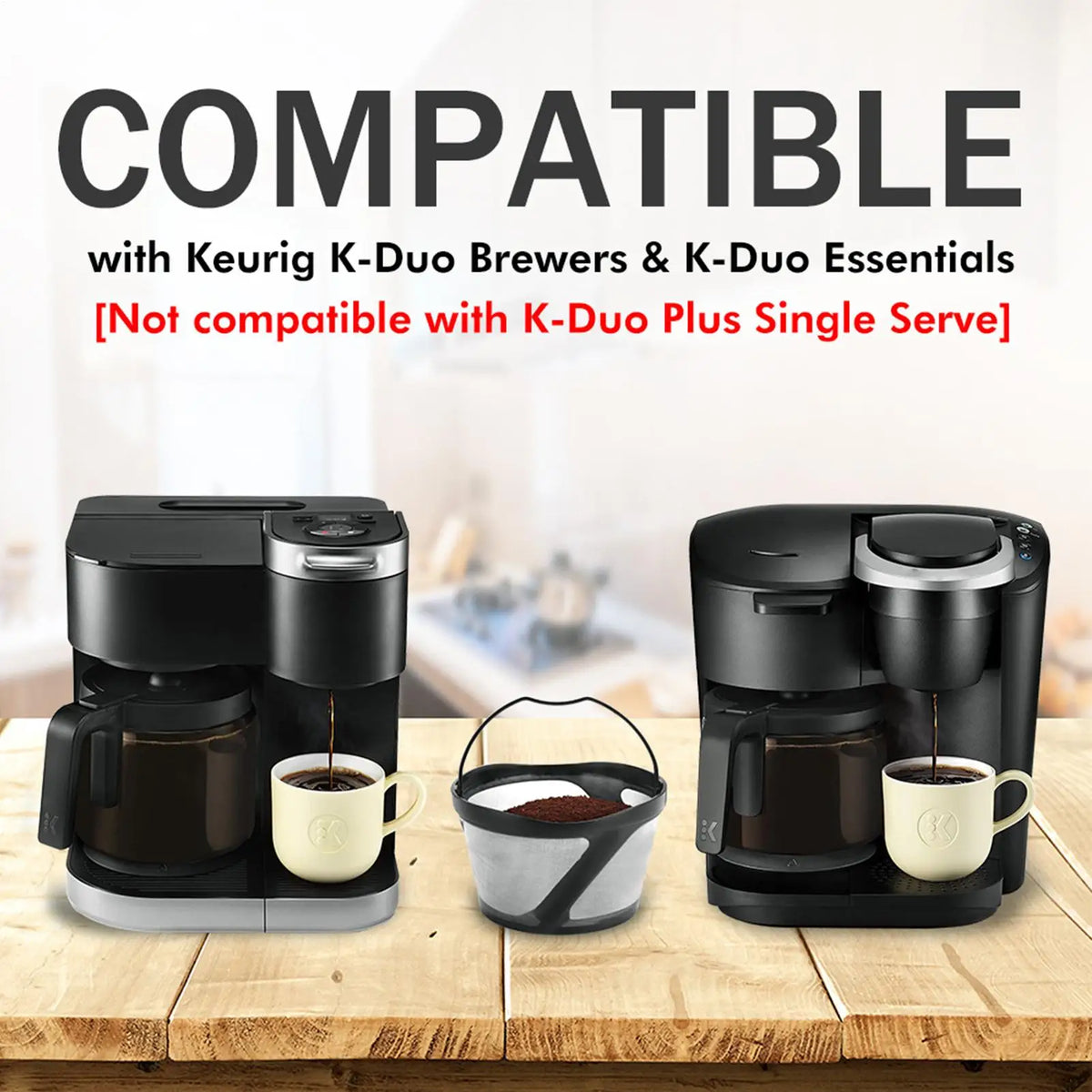 Reusable Stainless Steel Mesh Coffee Filter – Paperless Basket Coffee Filter Qme