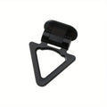 Triangle Tow Hook Cover Sticker ABS Car Exterior Decoration Bumper Tow Hook Decor Qme black