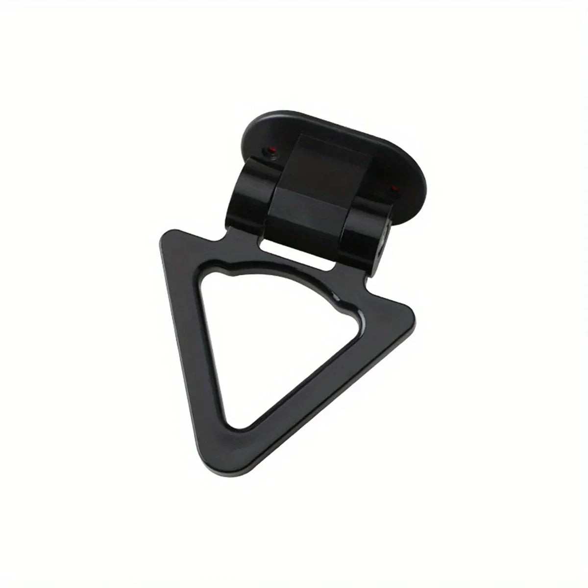 Triangle Tow Hook Cover Sticker ABS Car Exterior Decoration Bumper Tow Hook Decor Qme black