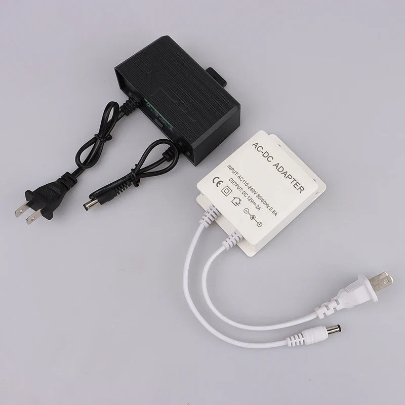 12V 2A CCTV Camera Power Supply Adapter – Waterproof Outdoor CCTV Power Adapter Qme