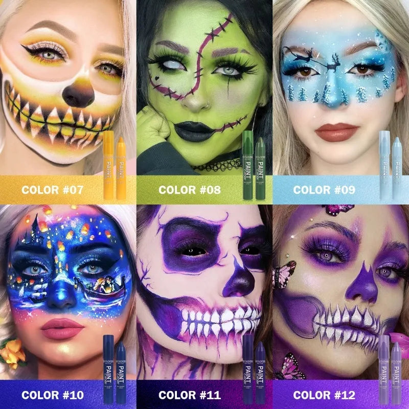 Waterproof Body Paint Pen – Long-Lasting & Sweat-Proof, 8 Colors Body Paint Pen Qme