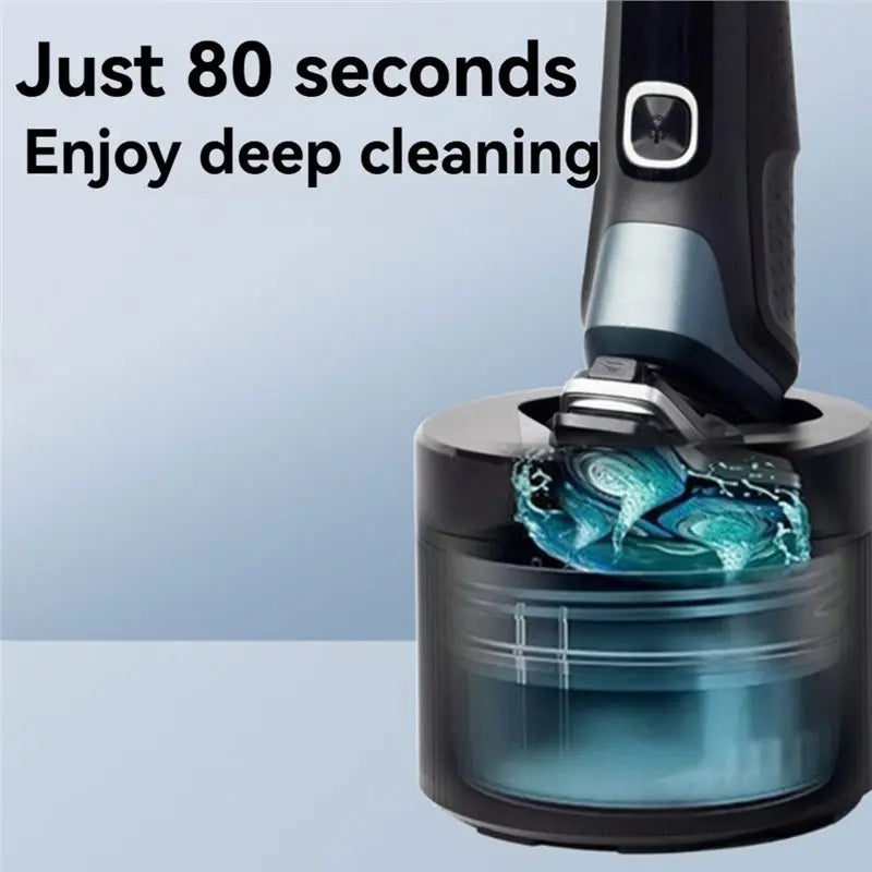 Quick Cleaning Pod for Shaver S5000 S7000 S9000 Series Shaver Cleaning Pod Qst Black