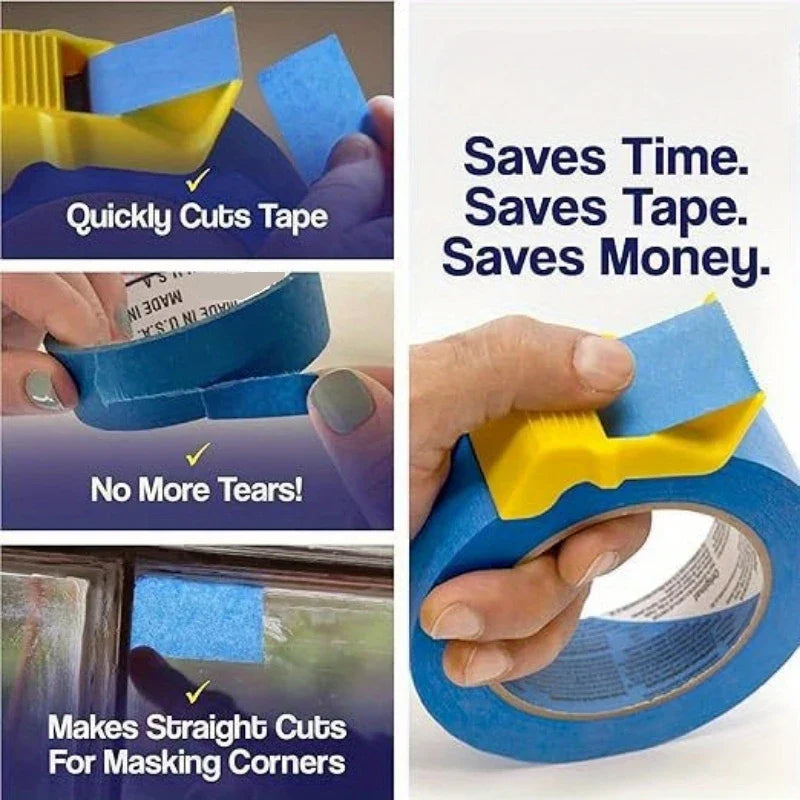 3-Size Paper Tape Cutter Set – Masking Tape Dispenser Tape Dispenser Set Qme