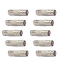 BNC Female Inline Coupler Coax Connector for CCTV Cameras Coax Cable Connector Qme 50pcs