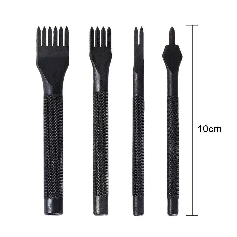 Leather Craft Stitching Punch Tool Set – 1/2/4/6 Claw DIY Kit Leather Stitching Punch Set Qme
