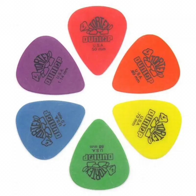 Dunlop Guitar Picks Set – 10pcs, 6 Thickness Options Guitar Picks Set Qme