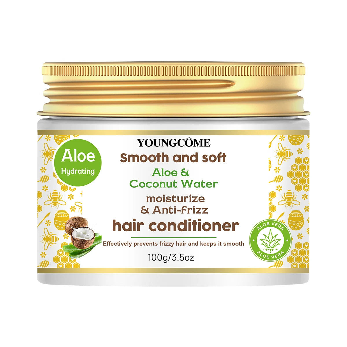 REAROYA Aloe Vera Coconut Water Nourishing Hair Conditioner 250g Hair Conditioner Qst 100g