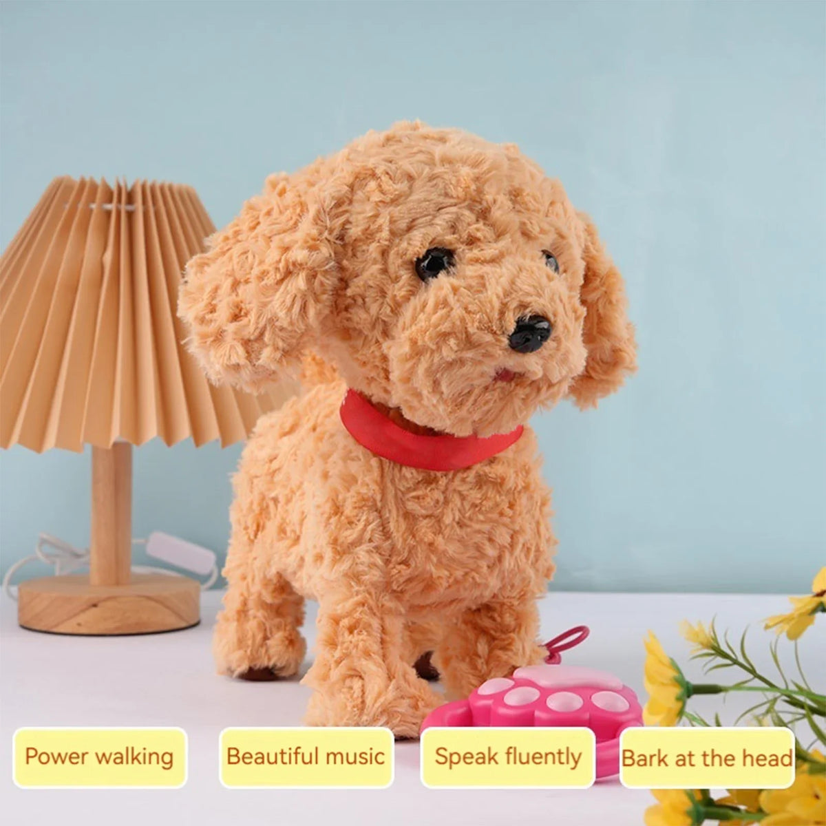 Interactive Robot Puppy Dog Toy – Realistic AI Electronic Pet Interactive Robot Toy Qme