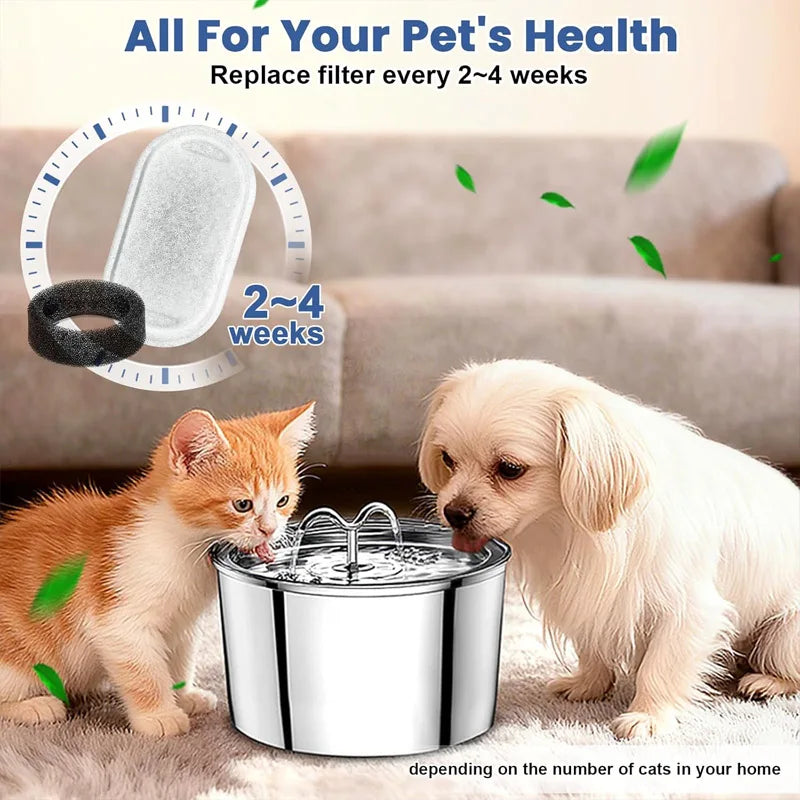 Pet Fountain Replacement Filters – Cotton, Multi-Pack | Qme Fountain Filter Pack Qme