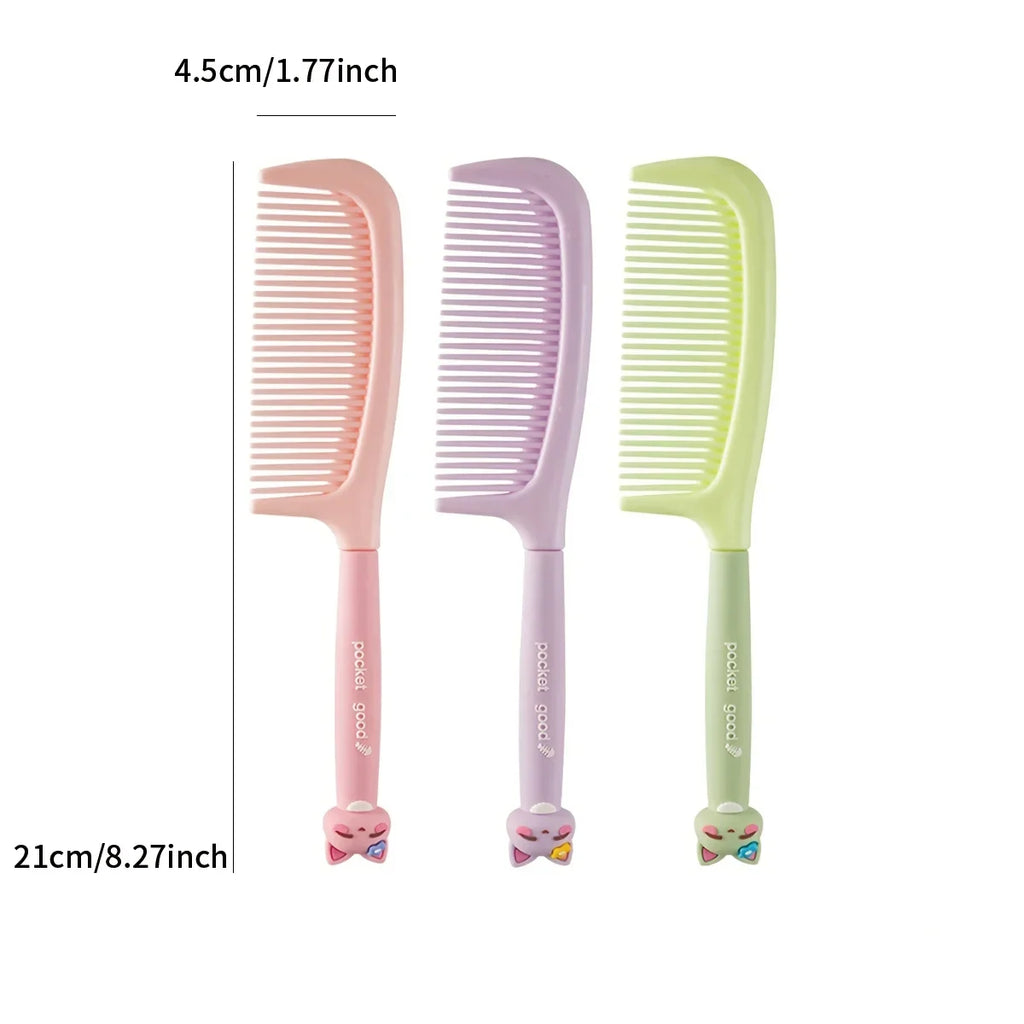 Cute Cartoon Cat Hair Comb – Women's Styling Comb Hair Styling Comb Qme
