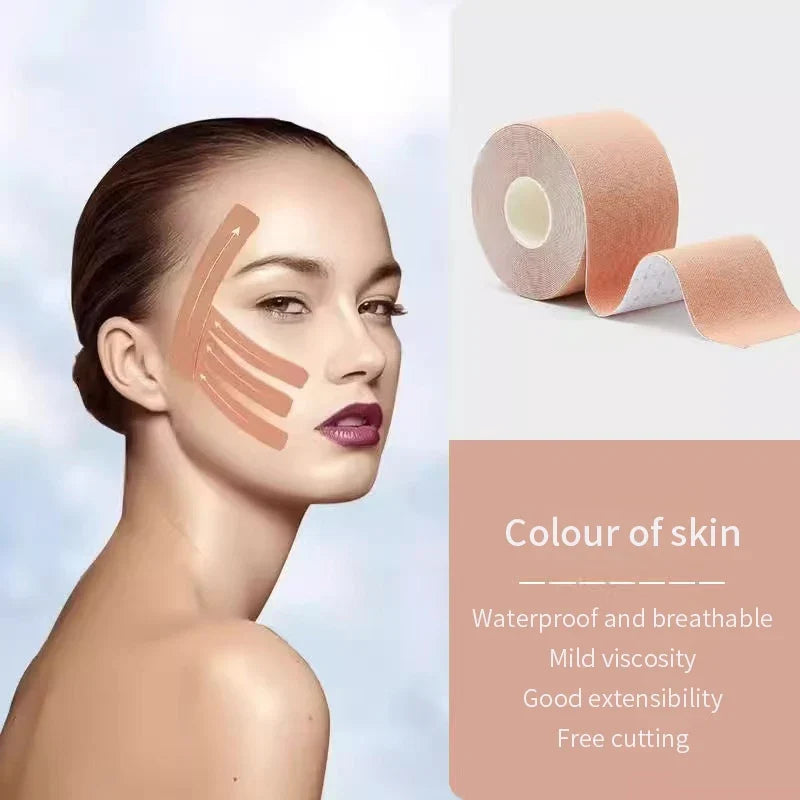 Kinesiology Face Lifting Tape – V-Line, Neck & Eye Firming Face Lifting Tape Qme