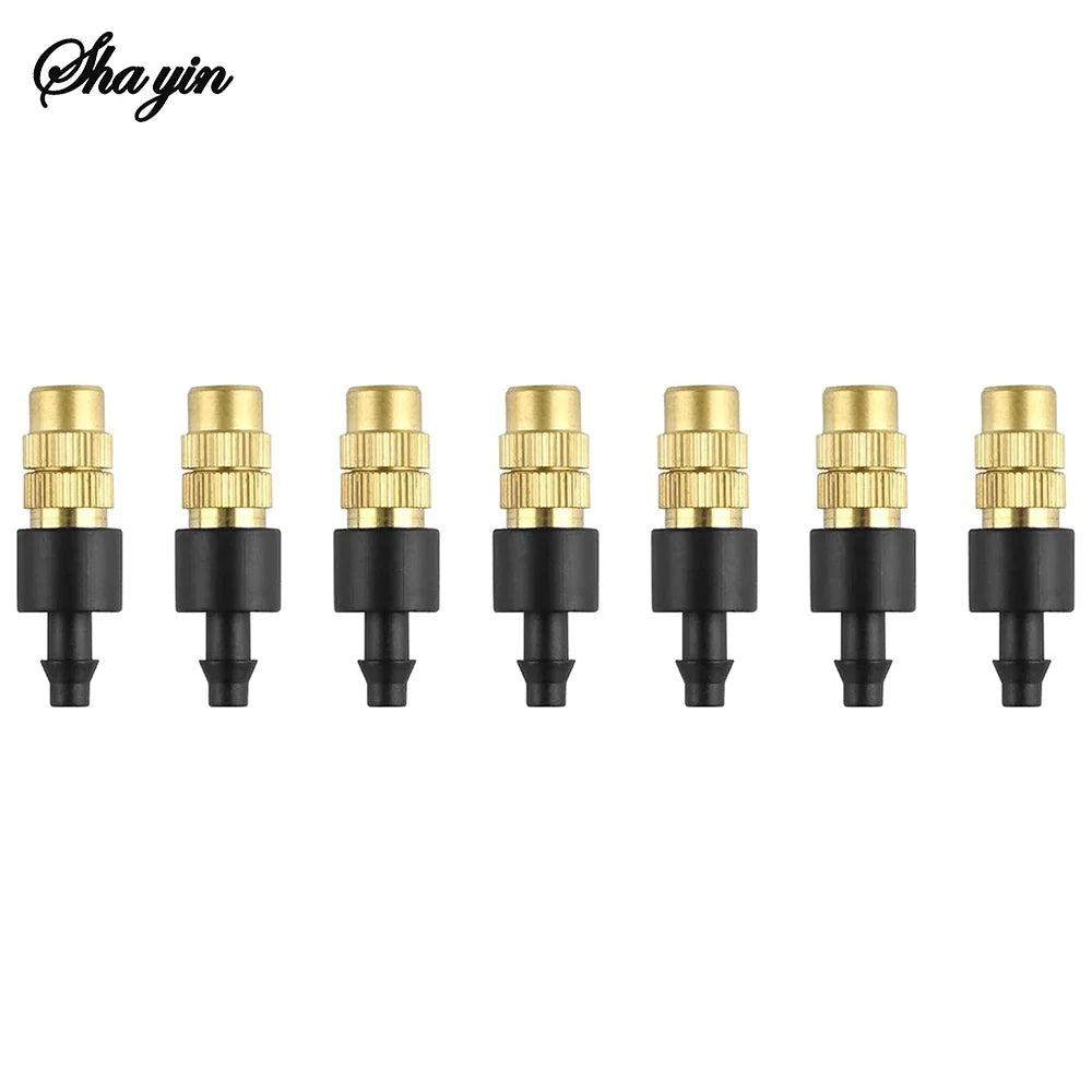 PVC Outdoor Misting Cooling System – Brass Micro Sprinklers Garden Misting System Qme