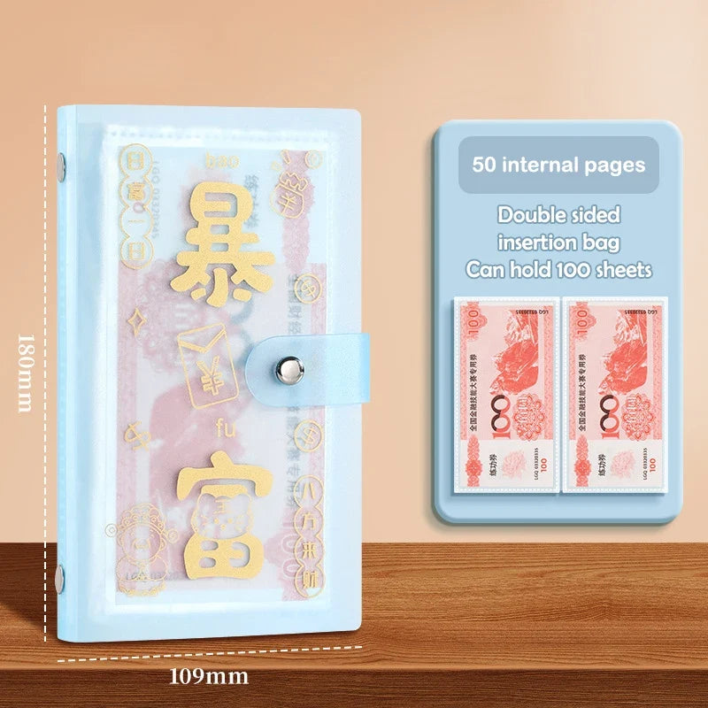100 Envelopes Money Challenge Savings Binder – Reusable Savings Challenge Binder Qme